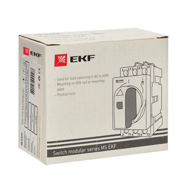 Купить EKF PROxima Рубильник модульный MS-63A 3P на DIN-рейку