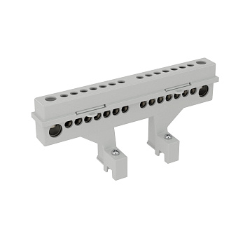 DKC Усиленный клеммный блок (2х8мод.) в комплекте с крепежом