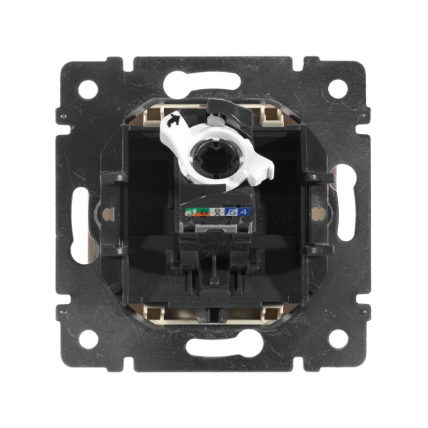 Купить Legrand Valena Крем Розетка комп(RJ45) 1-ая 5 кат.крепление винт.(без лапок) 774138