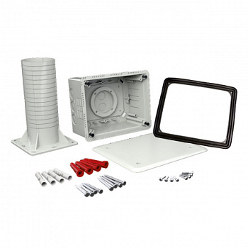 Kopos Коробка с тубусом и крышкой для утепленного фасада KUZ-VI (KB) 140х180х1230-330 мм KUZ-VI_KB