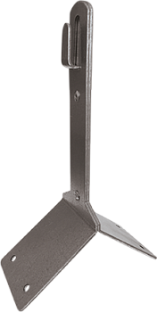 EZETEK Держатель проводника круглого 6-10 мм для конька, высота 110 мм, оцинк. 91107