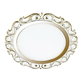 Novotech 357264 NT16 315 белый/золото Встраиваемый светодиодный светильник IP20 60LED 12W 220-240V PEILI