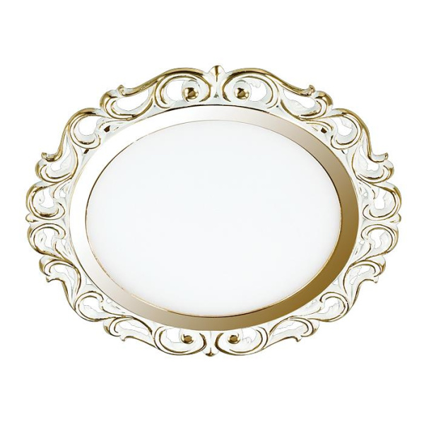 Novotech 357264 NT16 315 белый/золото Встраиваемый светодиодный светильник IP20 60LED 12W 220-240V PEILI