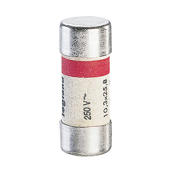 Legrand Бытовой цилиндрический предохранитель 10,3x25,8 мм без индикатора 10 A 011610