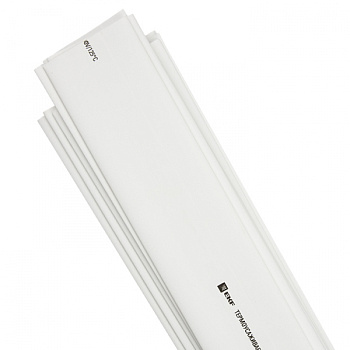 EKF PROxima Термоусаживаемая трубка ТУТ нг 25/12,5 белая в отрезках по 1м