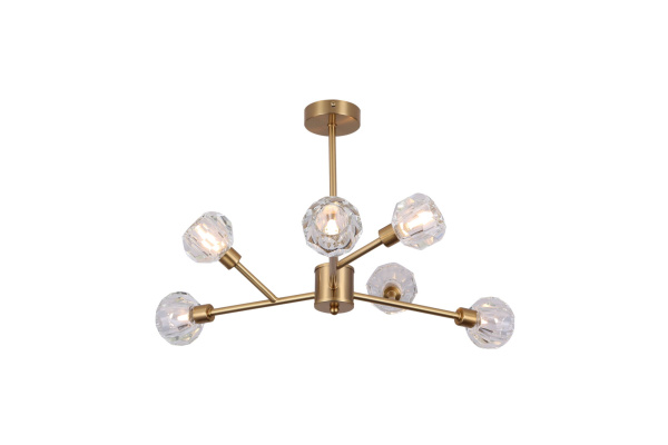 Freya Crystal Grace Золотая бронза Люстра FR5114PL-06BZ Купить Freya Crystal Grace Золотая бронза Люстра FR5114PL-06BZ
