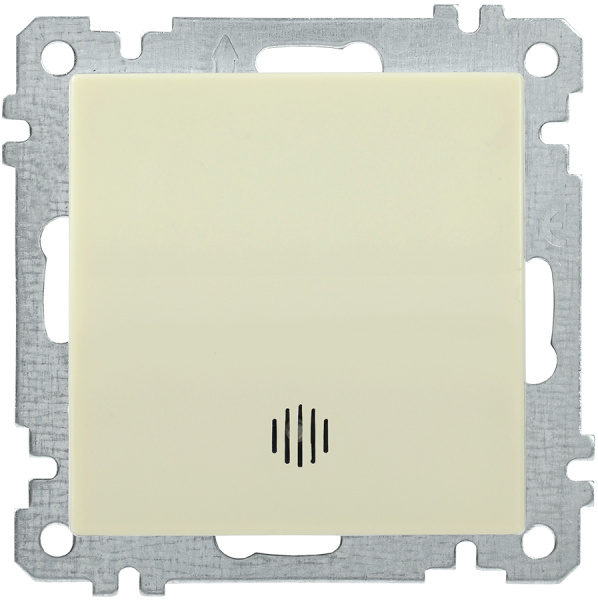 IEK ВС10-1-1-Б Выключатель  одноклавишный  с индикацией 10А BOLERO кремовый EVB11-K33-10