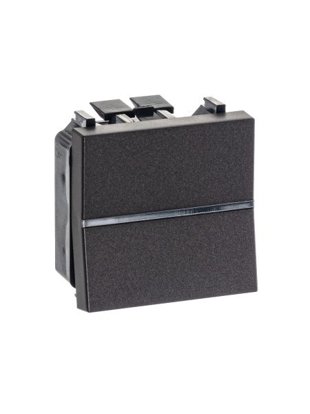 Купить ABB NIE Zenit Антрацит Переключатель 1-клавишный перекрестный 2 мод 2CLA221000N1801