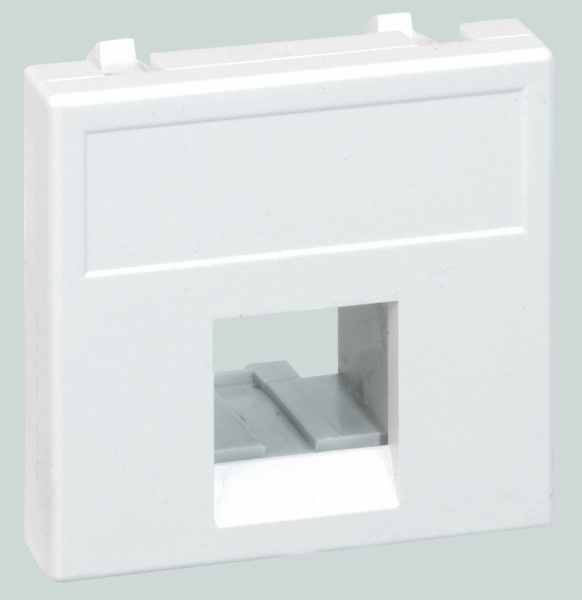 Simon Connect Белый Адаптер на 1 конектор RJ45 SimonConnect, AMP(S110,SL110,SLt),Brand-Rex,RIT, 45х45мм K076-9