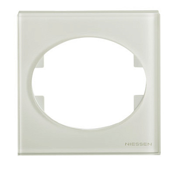 ABB NIE Tacto Стекло Бел Рамка 1-ая 5571 CB