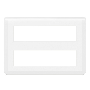 Legrand Mosaiс Рамка - Программа Mosaic - 2x8 модулей - белая 078837L