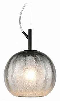 VELANTE 379-026-01 Подвес Черный/Дымчатый E27 1*40W