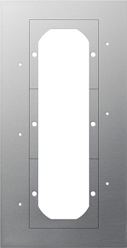 Gira Монтажная плата для плоских домофонов тройная 129800