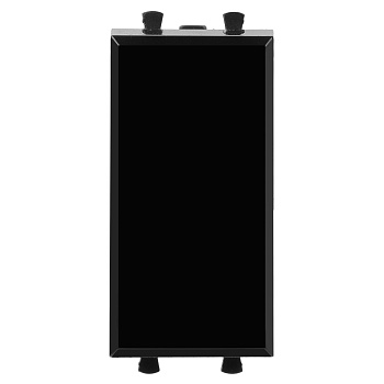 DKC Переключатель модульный, "Avanti", "Черный квадрат", 1 модуль