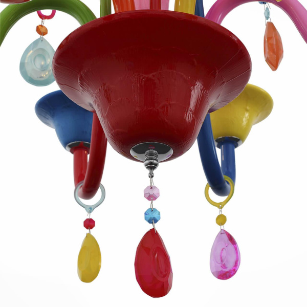 Купить ST LUCE SL672.963.06 Люстра подвесная  Разноцветный/Разноцветный E14 6*40W