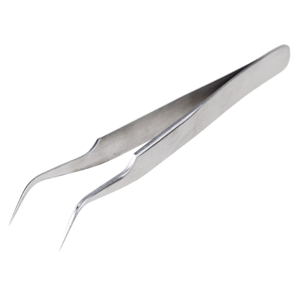 Пинцет изогнутый, узкий 125 мм (блистер) Rexant 12-0378