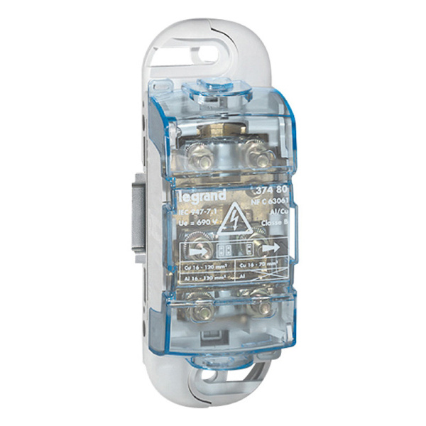 Купить Legrand Распределительная коробка для разводки алюминиевых/медных кабелей 300 мм² до 540A 037481