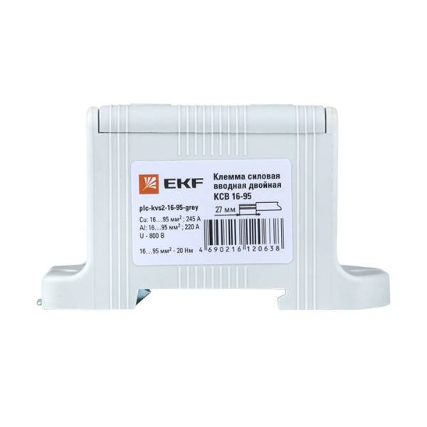 Купить EKF PROxima Клемма силовая вводная двойная КСВ 16-95 серая