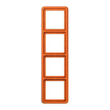 JUNG CD Оранжевая Рамка 4-ая ударопрочная CD584WUO
