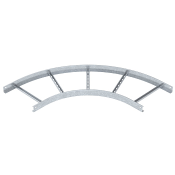 OBO BETTERMANN  Угловая секция 90° лестничного лотка 60х400 мм R=500 мм 6211454