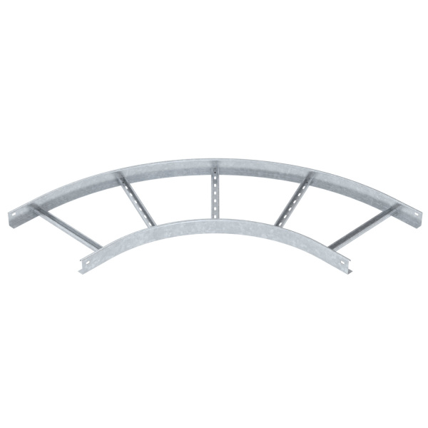 OBO BETTERMANN  Угловая секция 90° лестничного лотка 60х400 мм R=500 мм 6211454