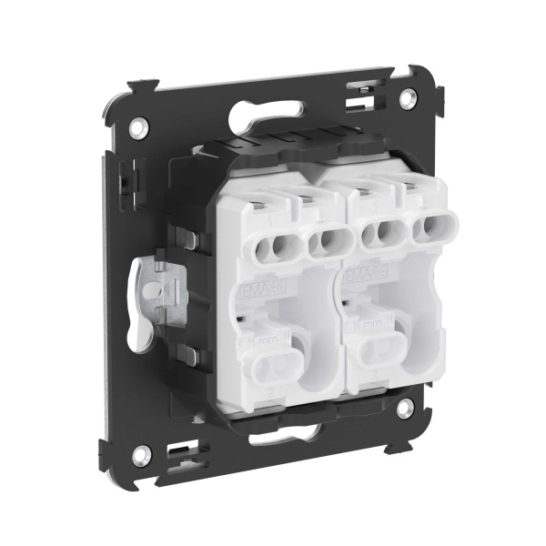 Купить DKC Инвертор двухклавишный в стену, "Avanti", "Белое облако"