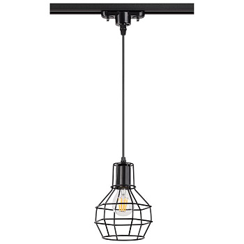 Novotech 370423 NT19 108 черный Трековый светильник IP20 E27 50W 220V ZELLE