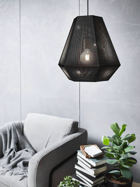 Купить Eglo 43223 Подвес CHIAVICA, 1x28W (E27), 360, H1100, сталь, никель черный