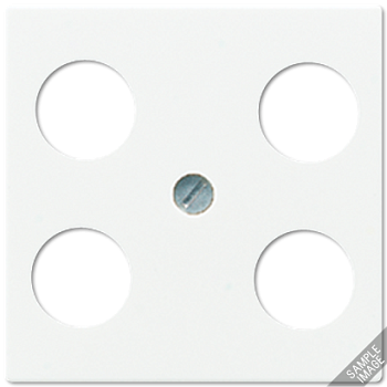 JUNG Крышка для SAT-TV-розетки с 4-мя гнездами шампань A561-4SAT1CH