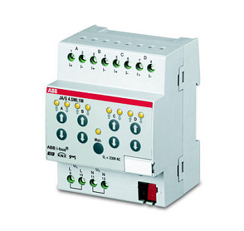 ABB KNX JA/S4.SMI.1M Жалюзи активатор 4-канальный 2CDG110028R0011