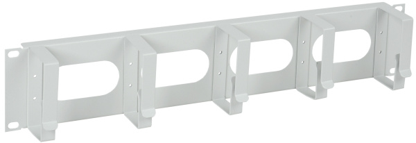 IEK ITK Кабельный органайзер 19" 2U, 5 колец, серый CO35-2M5RM