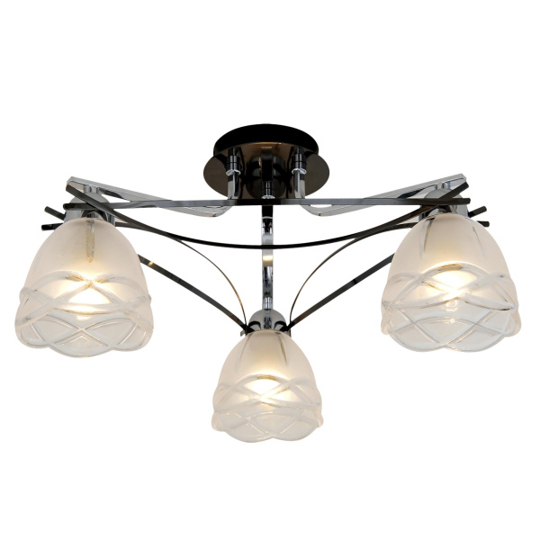 Citilux CL147131 Сандра Черн.Хром+Хром  Светильник Потолоч.