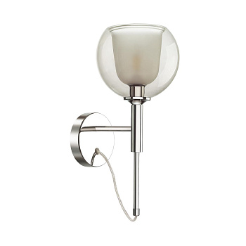 Odeon Light 4698/1W ODL20 377 хром/дымчатый Бра E14 1*40W LEVA