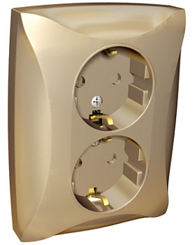 SE Дуэт Шампань Розетка 2-ая с/з WDE000424