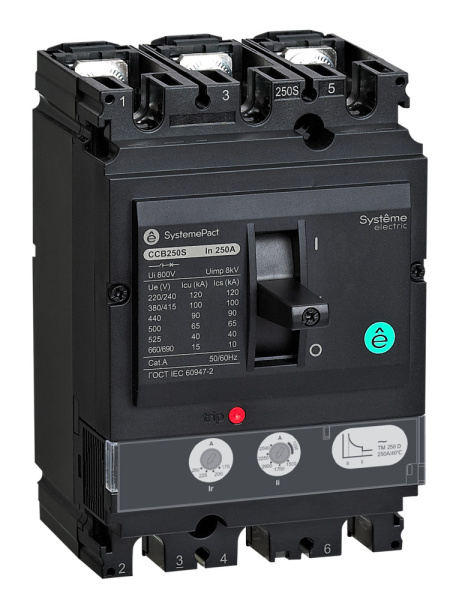 Systeme Electric Автоматический выключатель SYSTEMEPACT CCB100 150KA 3P3D TMD32 рычаг