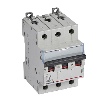 Legrand DX3-E Автоматический выключатель 3P 3А (С) 6000/6kA 407286