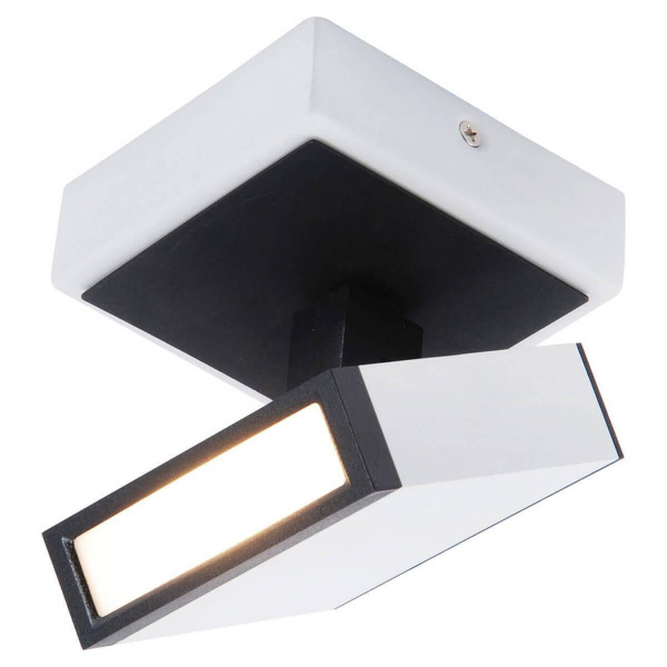 Lussole LOFT Металл Белый / черный Металл/акрил Светильник настенно-потолочный LED 5W LSP-8012 Lussole LOFT Металл Белый / черный Металл/акрил Светильник настенно-потолочный LED 5W LSP-8012