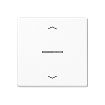 JUNG Клавиша для KNX кнопки, 1 группа, с окошком, символы стрелки дюропласт белый A101KO5PWW