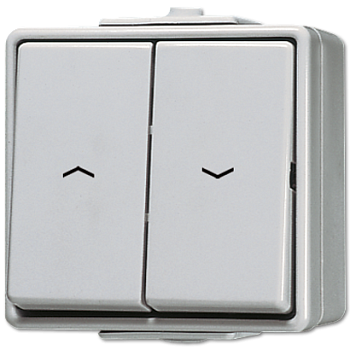 JUNG Выключатель для управления жалюзи для накладного монтажа IP44 609VW