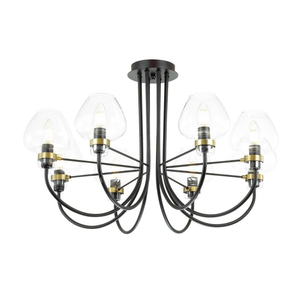 Lumion 3708/8C LN18 137 чёрный Люстра потолочная E14 8*40W 220V ILONA Lumion 3708/8C LN18 137 чёрный Люстра потолочная E14 8*40W 220V ILONA