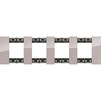 BT Living now Аура Рамка немецкий стандарт 4 поста (2+2+2+2 мод) KA4802M4DM