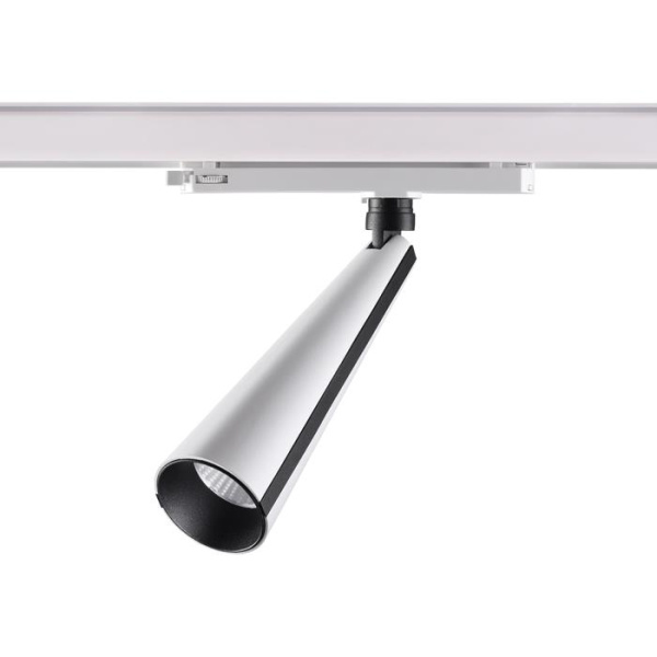 Novotech 358173 NT19 020 белый/черный Трехфазный трековый светодиодный светильник IP20 LED 4000K 20W 100-240V
