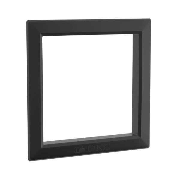 Купить DKC Декоративная вставка для металлических рамок Avanti черная, 1 пост (2 мод.)