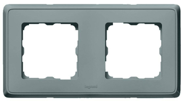 Купить Legrand Cariva Жемчужно-серый Рамка 2-ая 773692
