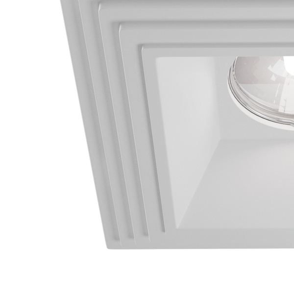 Купить Maytoni DownLight Gyps Белый Встроенный светильник 1xGU10 35W DL005-1-01-W