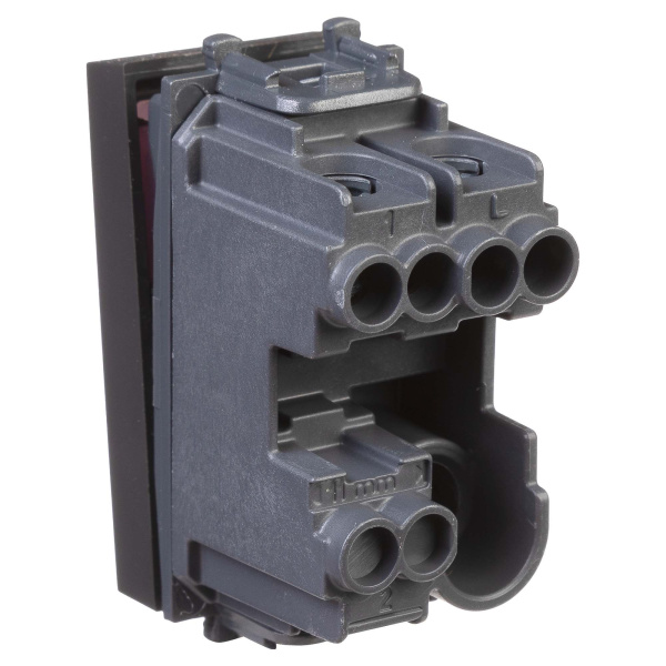 Купить DKC Выключатель модульный, "Avanti", "Черный матовый", 1 модуль