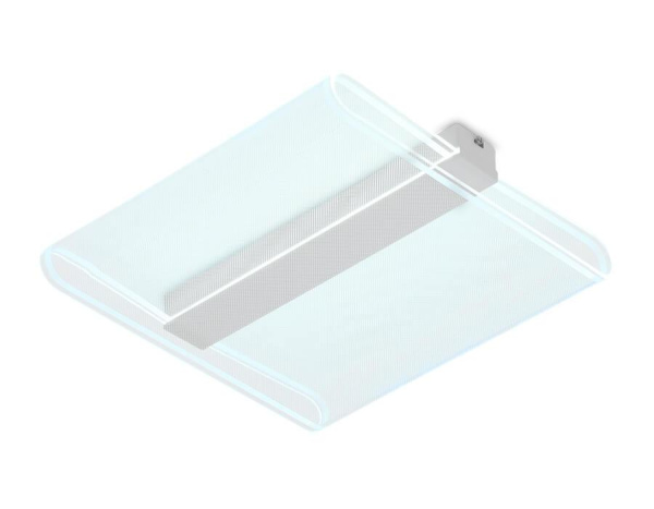 Купить Ambrella Потолочный светодиодный светильник с пультом FA623 WH белый 50W 400*400*80 (ПДУ РАДИО 2.4)