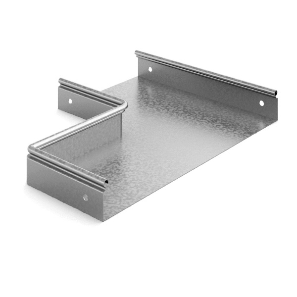 OSTEC Переход прямой правый 200х100х50, толщ. 0,7 мм, Сендзимир цинк