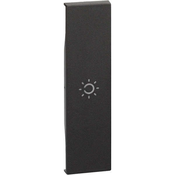 BT Living now Черный Лицевая панель с символом лампа для выключ и переключ 1 мод KG01A