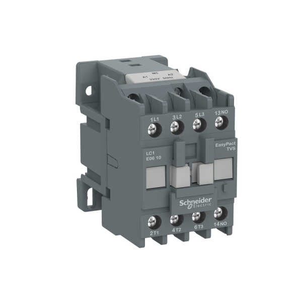 SE EasyPact TVS TeSys E Контактор 3P 1НО 12А 400В AC3 220В 50Гц LC1E1210M5 SE EasyPact TVS TeSys E Контактор 3P 1НО 12А 400В AC3 220В 50Гц LC1E1210M5
